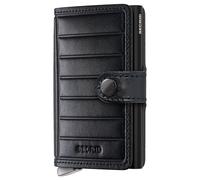 Secrid Miniwallet Emboss Lines - Kreditkartenetui 6cc 10.2 cm RFID (black+)