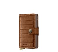 Secrid Miniwallet Emboss Lines V2 cognac