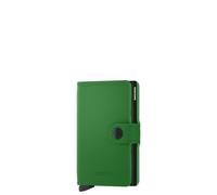Secrid Miniwallet Bright Green aus Leder – 4 Karten (mit Prägung) / 6 Karten (ohne Prägung)