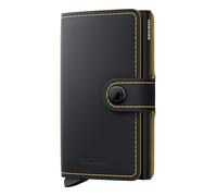 Secrid Miniwallet Matte Black & Ochre