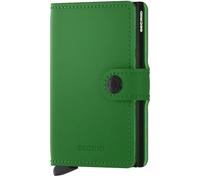 Secrid Miniwallet Bright Green aus Leder – 4 Karten (mit Prägung) / 6 Karten (ohne Prägung)