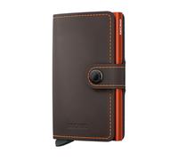 SECRID - MINIWALLET - MATTE - truffle & orange