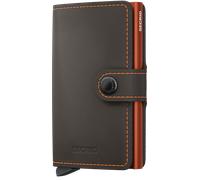 SECRID - MINIWALLET - MATTE - truffle & orange