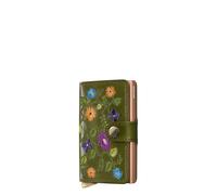 Secrid - Premium+ Miniwallet Stitch Floral olive