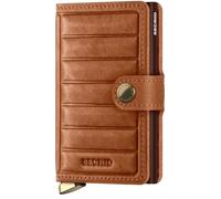 SECRID - MINIWALLET PREMIUM - EMBOSS - lines cognac