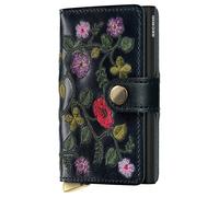 Secrid - Premium+ Miniwallet Stitch Floral schwarz