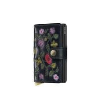 Secrid Miniwallet Stitch Floral V2 black