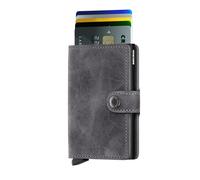 Secrid - Miniwallet Vintage Grey-Black schwarz-grau, 65x102x21mm