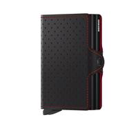Secrid - PERFORATED Kreditkartenetui Twinwallet Perforated Perforated-Black-Red schwarz/rot