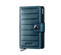 Secrid Premium Kollektion Miniwallet Emboss Lines 10 cm - Teal