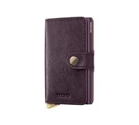 SECRID Geldbörse PREMIUM MINIWALLET Bordeaux dunkelrot