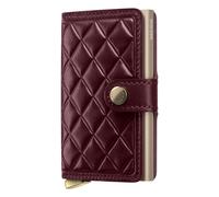 Secrid Premium Kollektion Miniwallet Emboss Diamond 10 cm - Bordeaux+