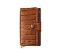 Secrid Miniwallet Emboss Lines V2 cognac