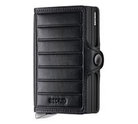 Secrid Premium Kollektion Twinwallet Emboss Lines 10 cm - Black+
