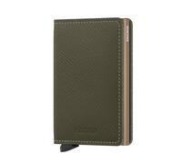 Secrid - SAFFIANO Kreditkartenetui Slimwallet Saffiano Saffiano-Olive saffiano-olive
