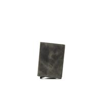 Secrid Slim Wallet Vintage Olive-Black Kartenetui aus Leder, Farbe: Grün, für 4 Karten mit oder 6 Karten ohne Prägung, Maße: 10,2 x 6,8 x 1,6 cm, SV-Olive-Black