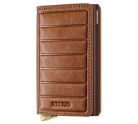 Secrid Slimwallet Emboss Lines - Kreditkartenetui 6cc 10.2 cm RFID (cognac+)