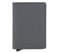 Secrid Slimwallet Kreditkartenetui RFID Leder 6,5 cm grau