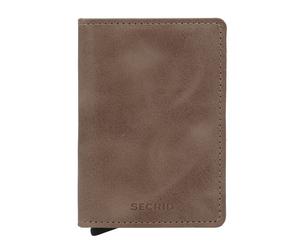 Secrid Slimwallet Kreditkartenetui RFID Schutz Leder 6.5 cm braun