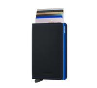 Secrid - Slimwallet Matte Black & Blue schwarz, 70 x 102 x 25 mm
