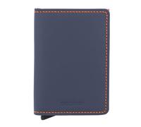 Secrid Slimwallet Matte Kreditkartenetui Geldbörse RFID Leder 6,5 cm blau