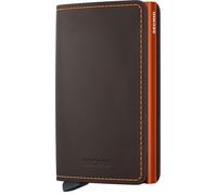 SECRID - SLIMWALLET - MATTE - truffle & orange