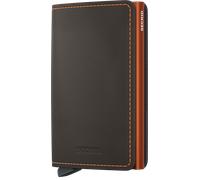 SECRID - SLIMWALLET - MATTE - truffle & orange
