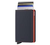 Secrid Slimwallet Nightblue & Orange Einheitsgröße Unisex Erwachsene, Nachtblau & Orange, Talla única, Modern