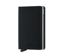 Secrid Slimwallet Optical - Black & Titanium Strukturierte Geldbörse für Banknoten und Karten Geldbeutel