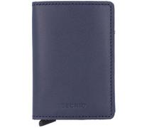 Secrid Slimwallet Original Kreditkartenetui Geldbörse RFID Leder 6,5 cm blau