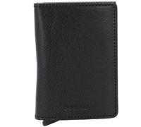 Secrid Slimwallet Vegetable Kreditkartenetui RFID Leder 7 cm schwarz