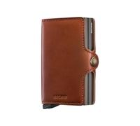 Secrid - TEXANO Kreditkartenetui Twinwallet Texano Texano-Saddle-Earthgrey Cognac - Gr. - 2