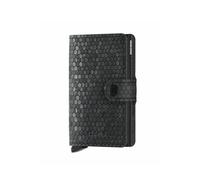 Miniwallet hexagon black