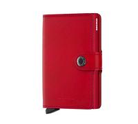 SECRID Unisex Miniwallet Reisezubehör-Kartenhalter im Umschlagformat, Red-Red