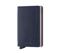 Secrid - VEG TANNED Kreditkartenetui Slimwallet Vegetable Tanned Veg-Navy-Silver Blau