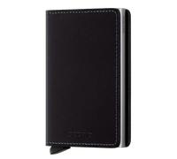 Secrid Slimwallet Briefttasche Schwarz Aluminium, Leder