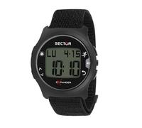 Sector 9 Herren Quarz Digital Uhr, mit Nylon Armband - R3251530001