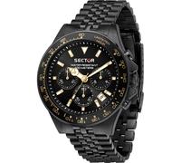 Sector Chronograph Edelstahl, Aluminium schwarz Herren