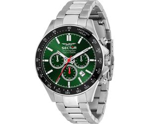 Sector Chronograph Edelstahl, Aluminium silber Herren