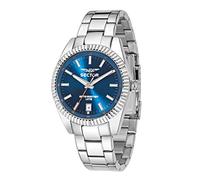 Sector Uhren - 240 41Mm 3H Blue Dial Bracelet SS Case - in silber - für Damen - aus Mineralglas