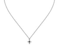 Sector Herrenhalskette aus Stahl, Emaille, Spirit Collection, Kreuz - SZQ31