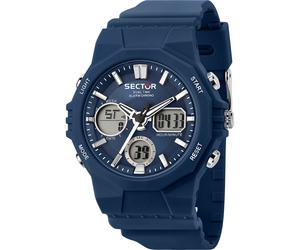 Sector Herrenuhr Kunststoff blau Herren