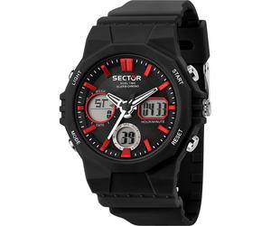 Sector Herrenuhr Kunststoff schwarz Herren