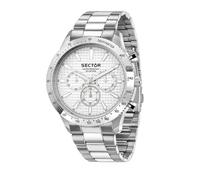 Sector No Limits Herren Analog Quarz Uhr mit Edelstahl Armband 8056783168699