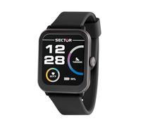 Sector No Limits Herren-Smartwatch, digital, 37 mm, Kollektion S-08, Silikon, Geschenkideen