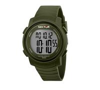Sector No Limits Herrenuhr, Kollektion EX-31, digital, multifunktional, aus ABS-Kunststoff, Polyurethan - R3251543002, grün, One Size, Armband