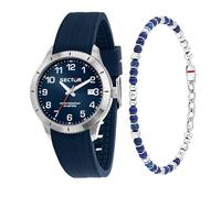 Sector No Limits Herrenuhr, Uhrzeit, Datum, Analog, Stahlarmband, Kollektion 270 Special Pack mit Armband - R3251578018