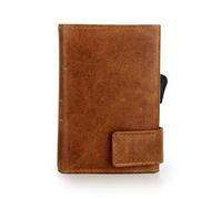 SecWal SecWal 2 Kreditkartenetui Geldbörse RFID Leder 9 cm cognac (SW2Dallas-04)