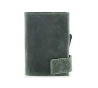 SecWal Kartenetui mit Münzfach Druckknopf (Grün Hunter)