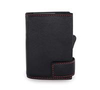 SecWal SecWal 2 Kreditkartenetui Geldbörse RFID Leder 9 cm schwarz